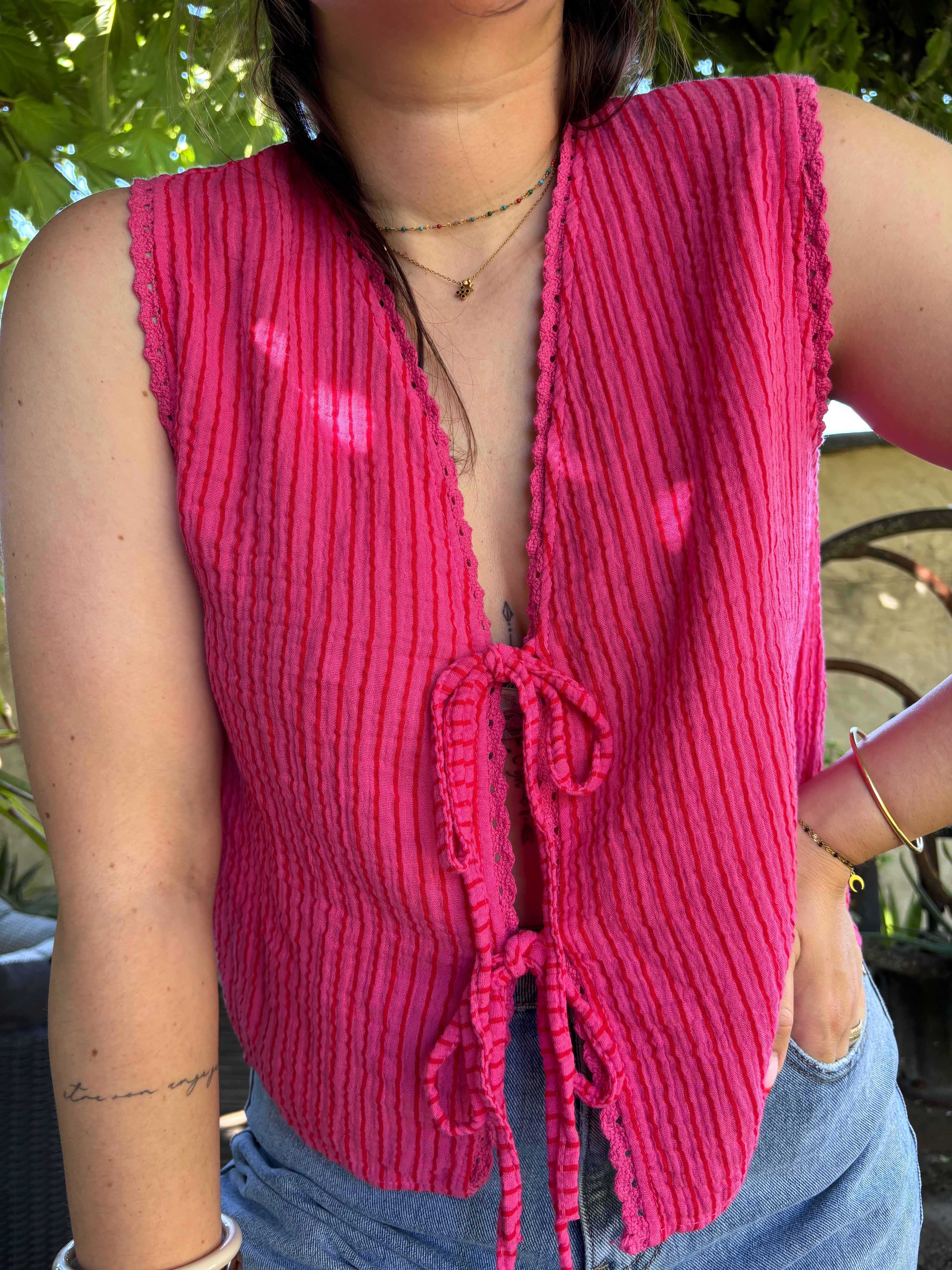 Haut Chloe fushia