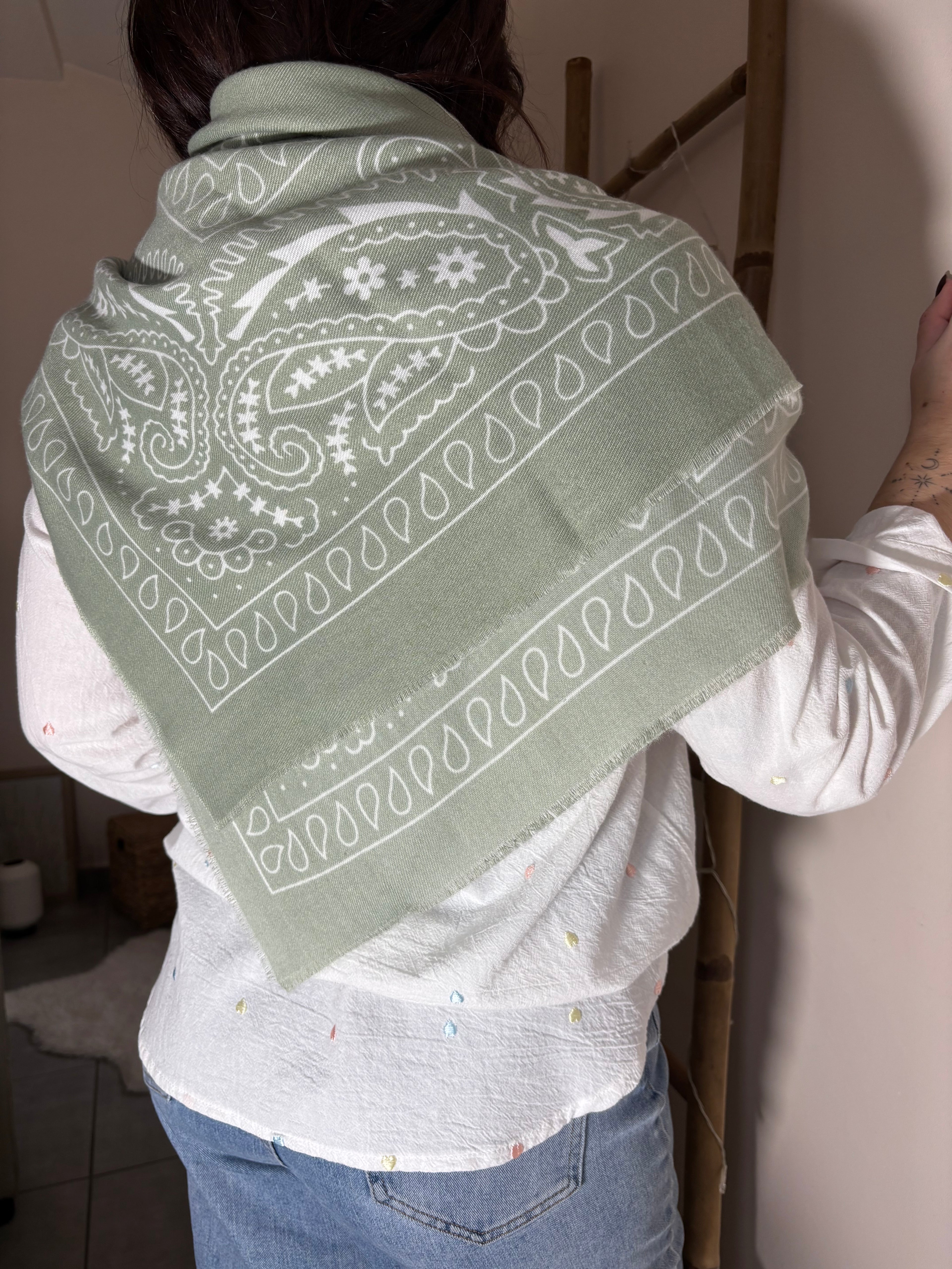 Foulard Gaspard vert
