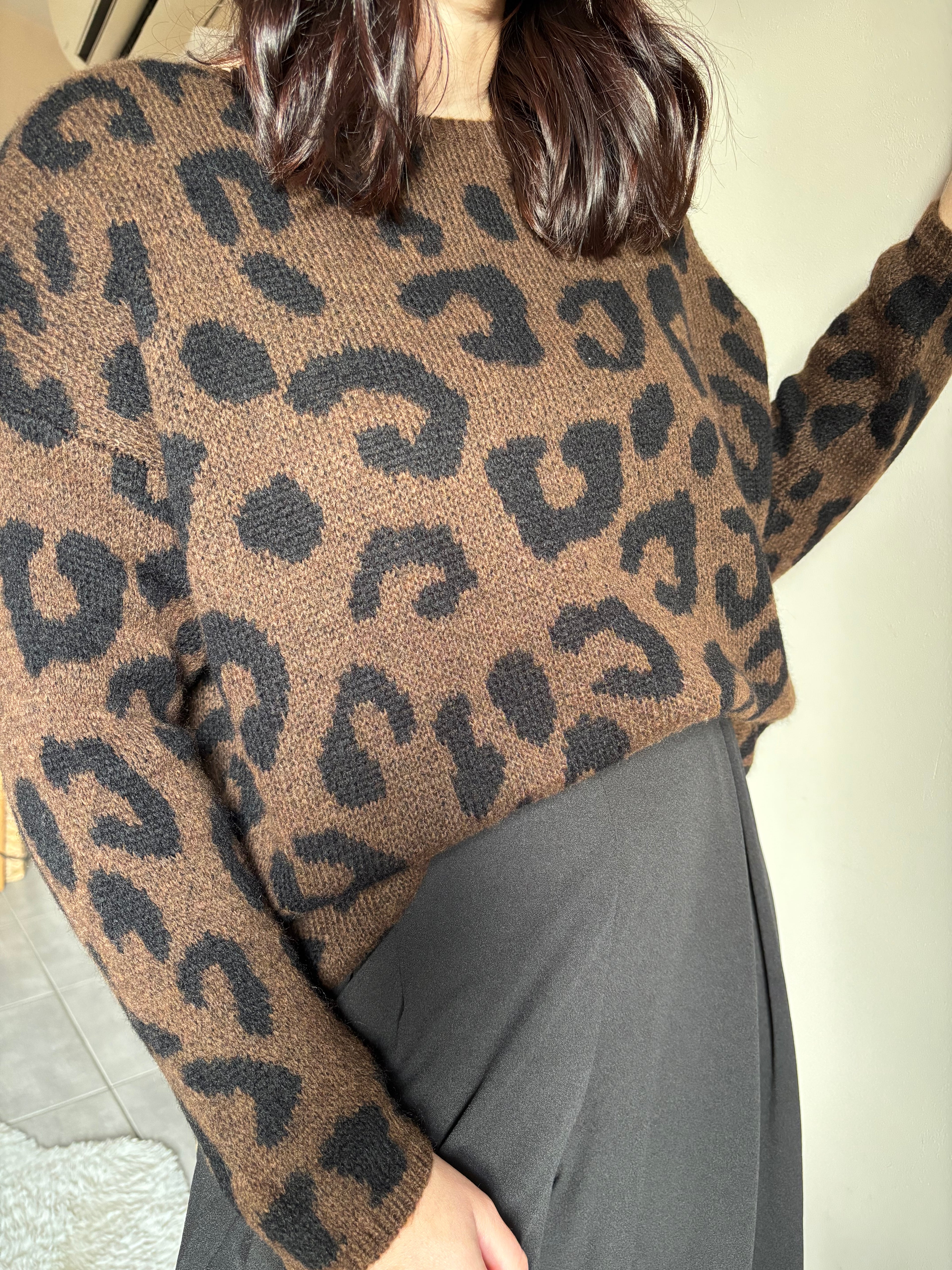 Pull Léonard marron