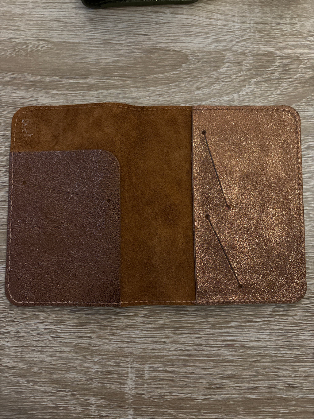 Porte document Mat marron