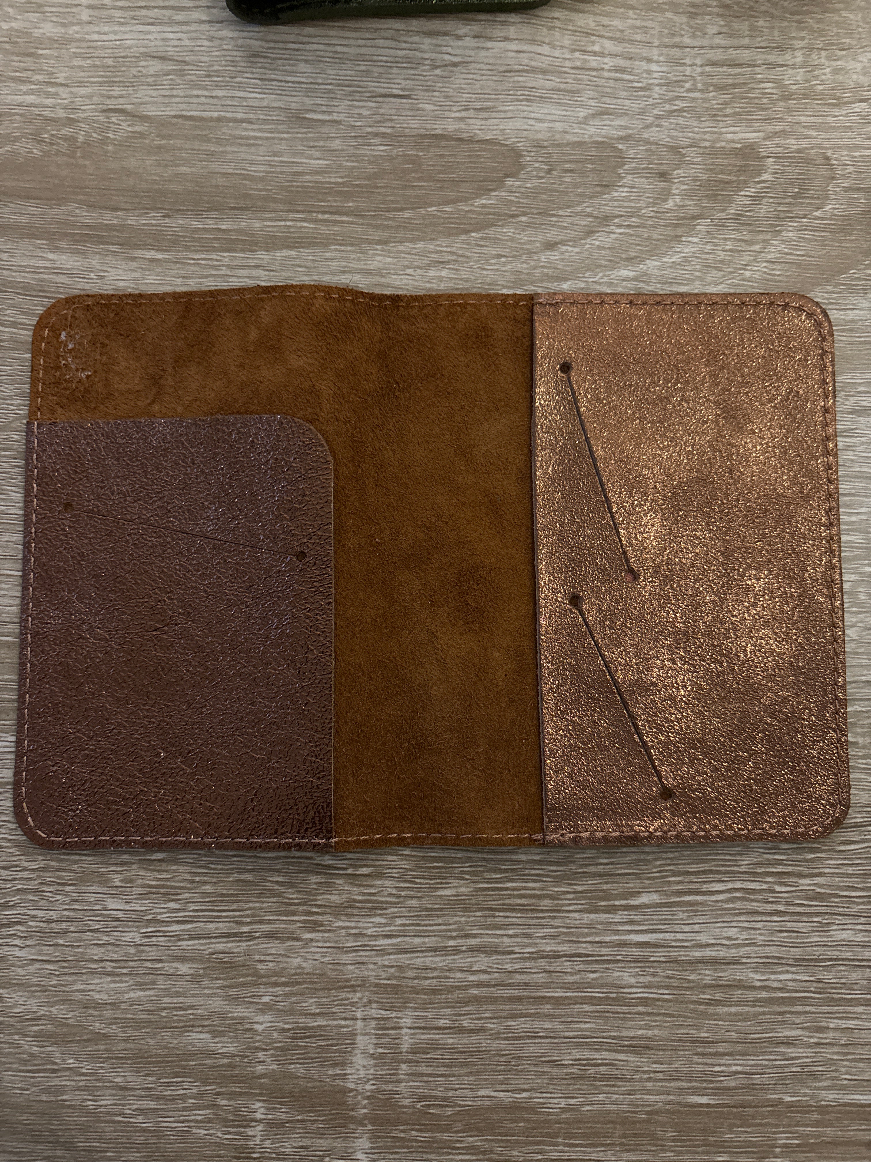 Porte document Mat marron