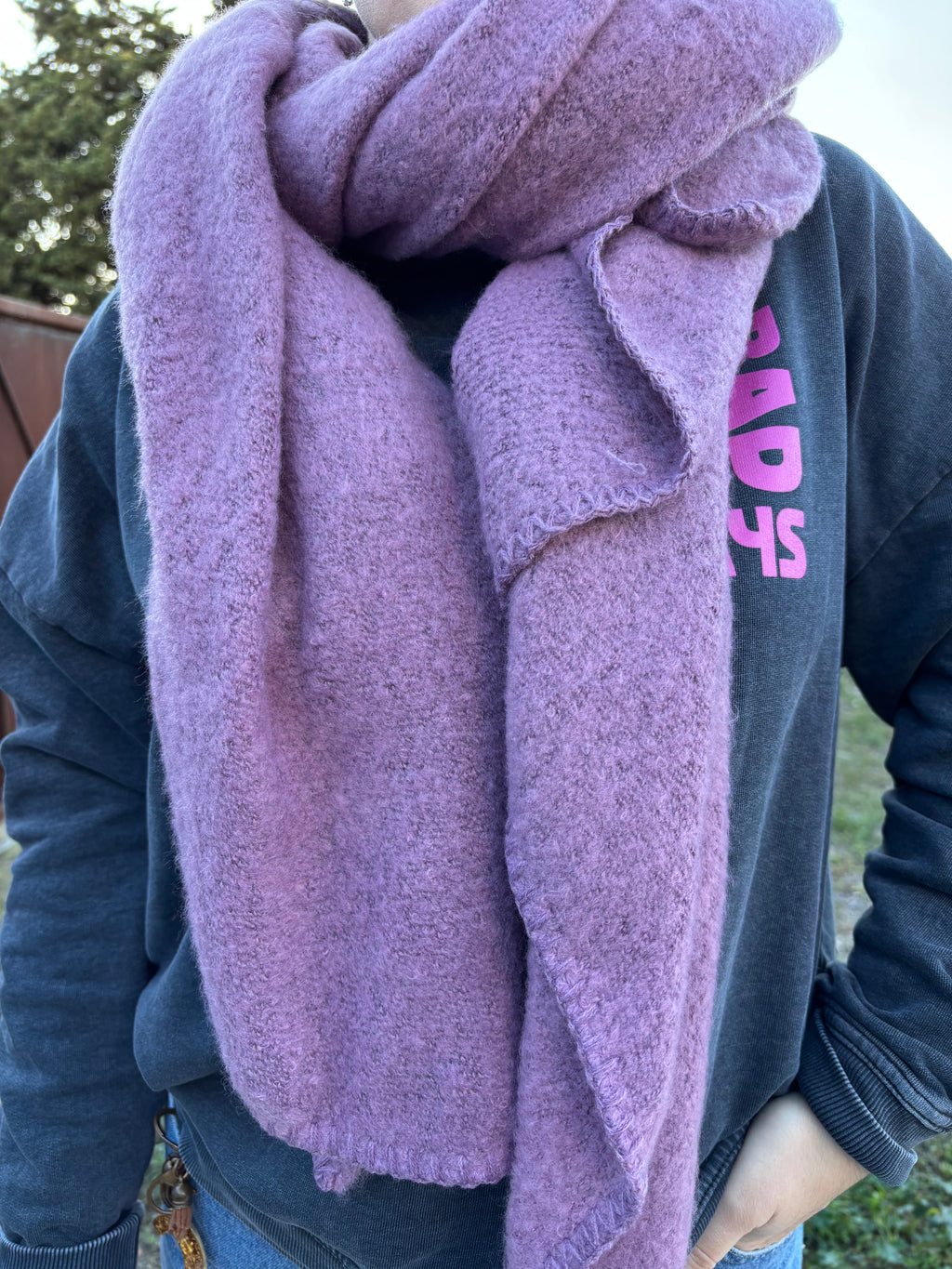 Echarpe Louna mauve