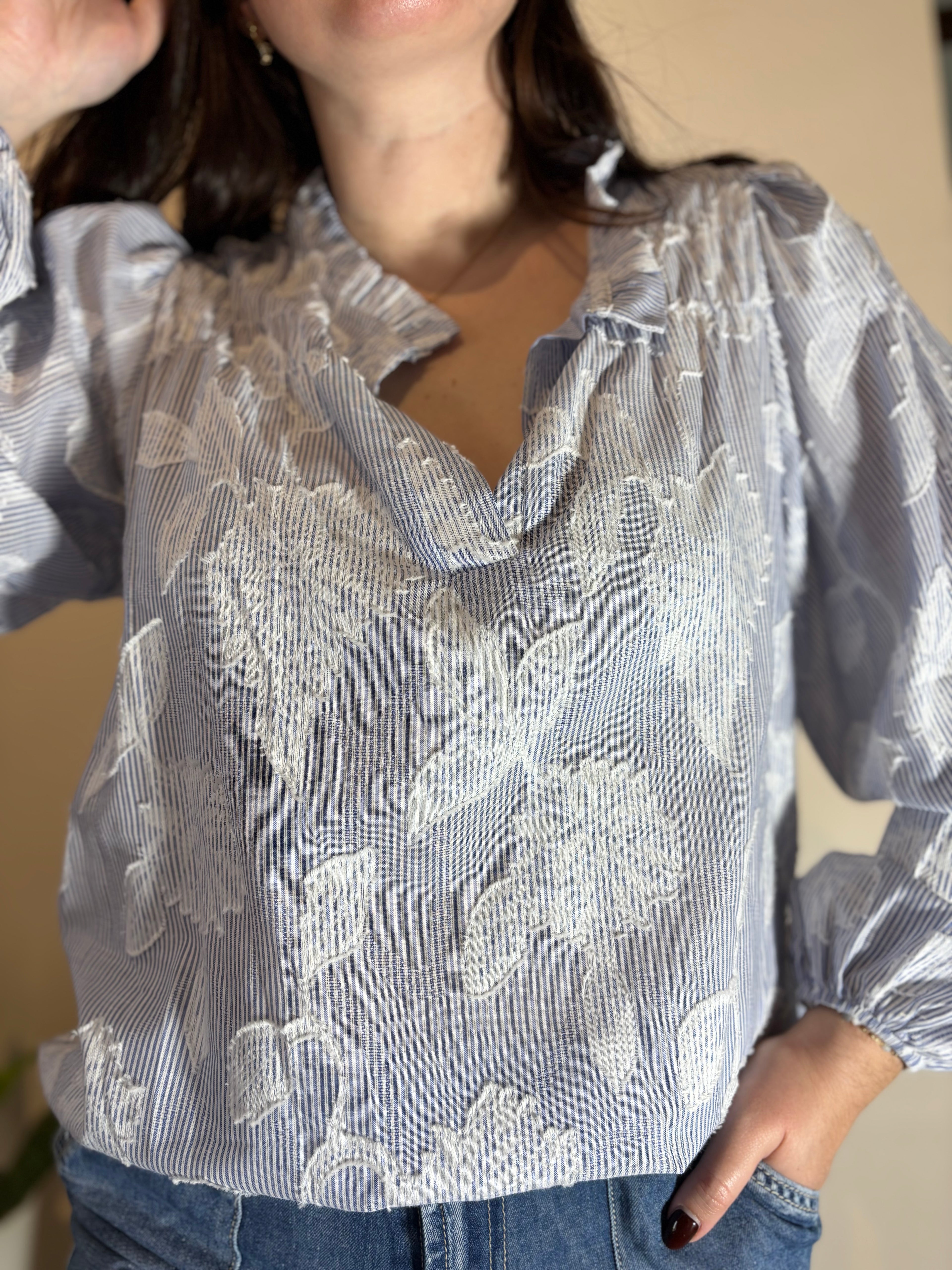Blouse Lyam bleu