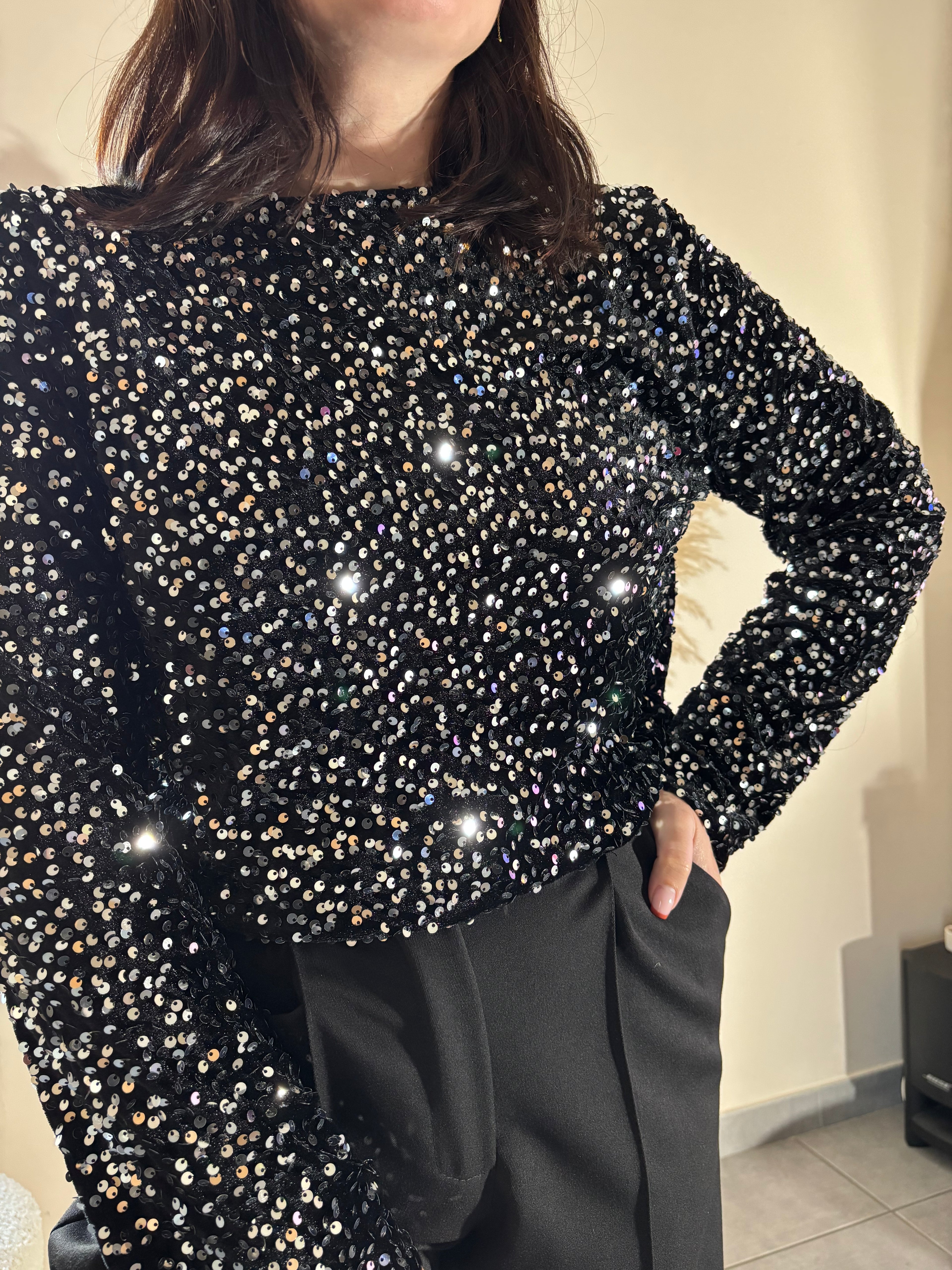 Top Adeline argenté