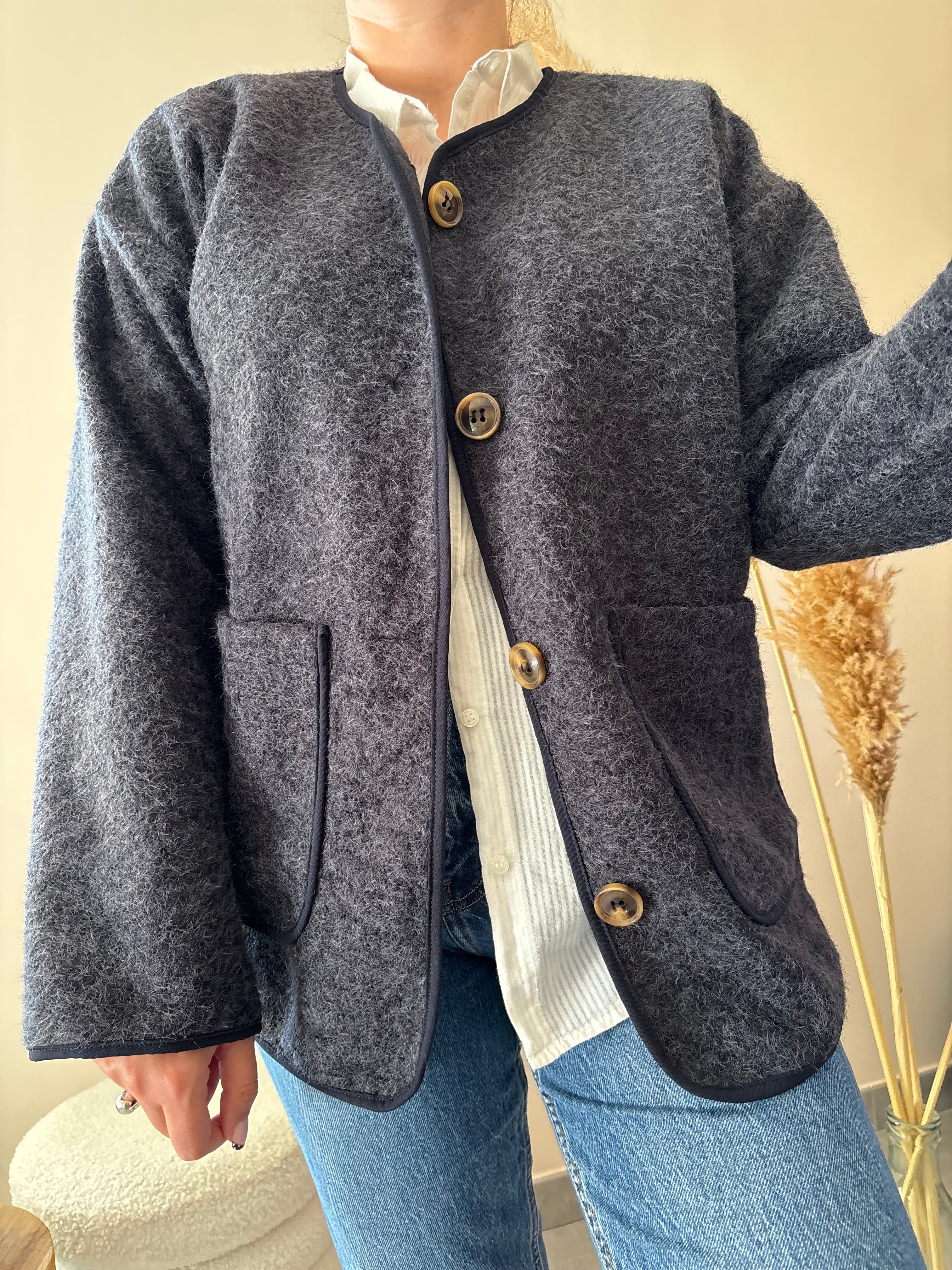 Veste Clara bleu marine