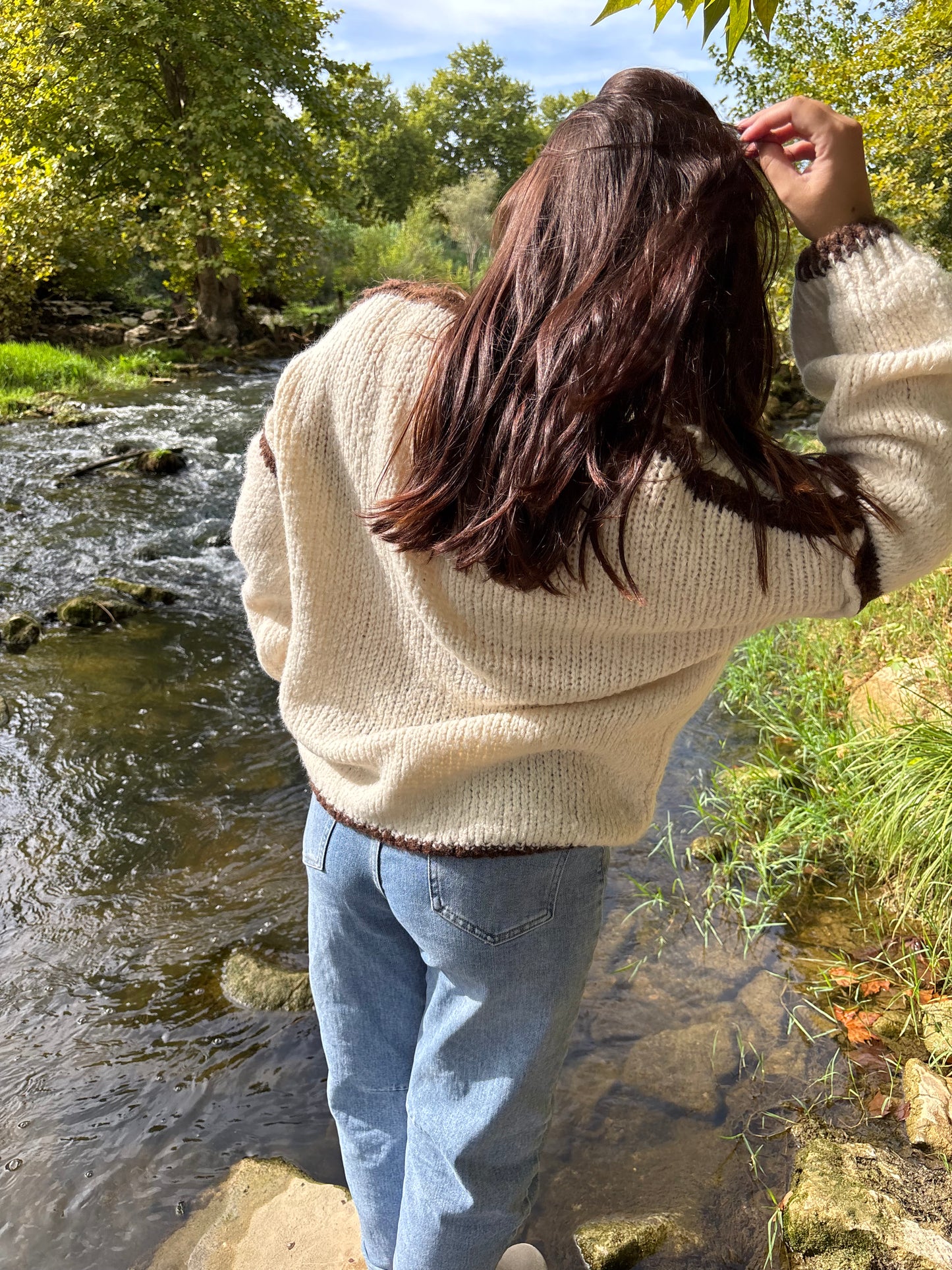 Pull Swan beige
