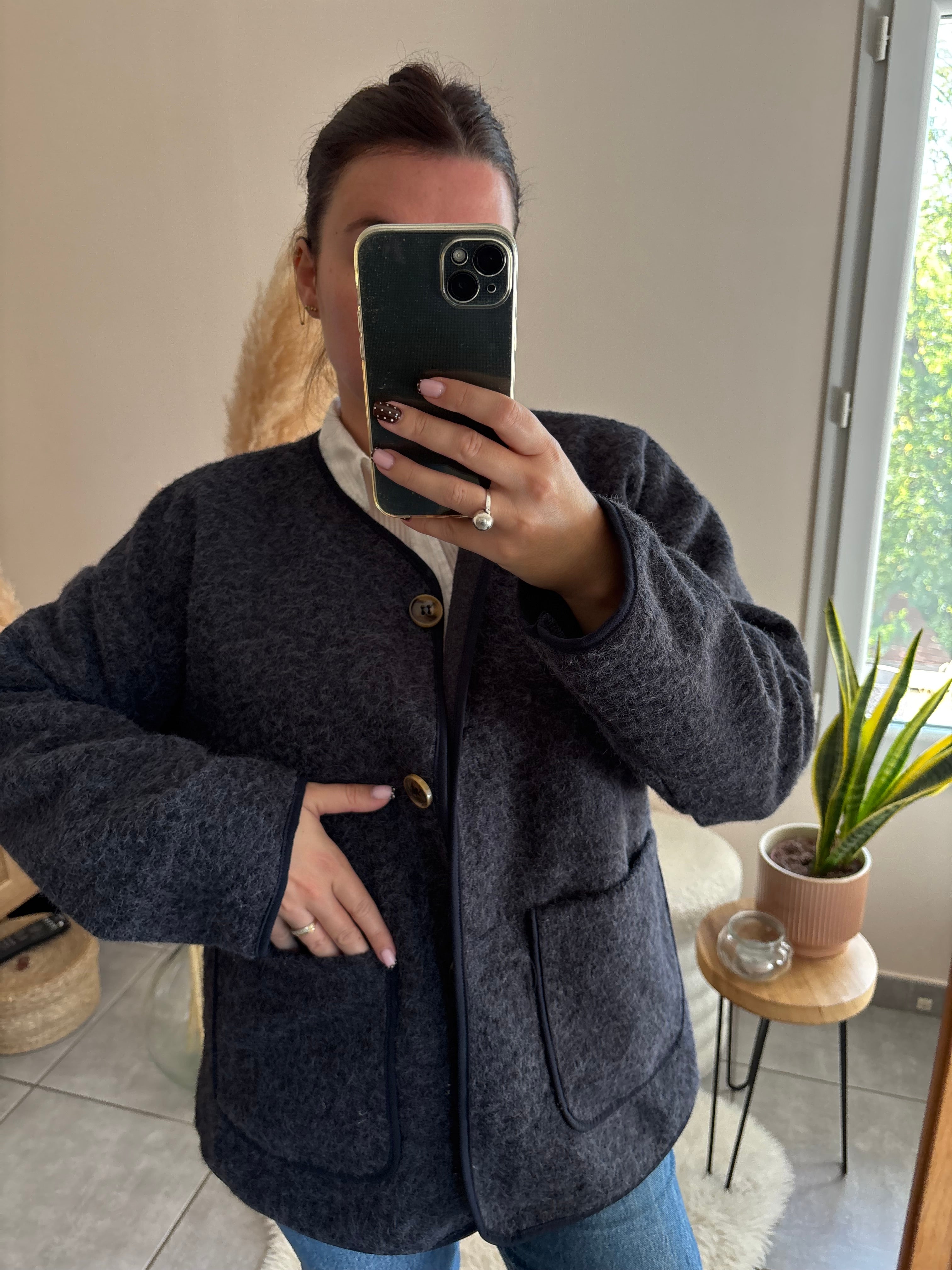 Veste Clara bleu marine