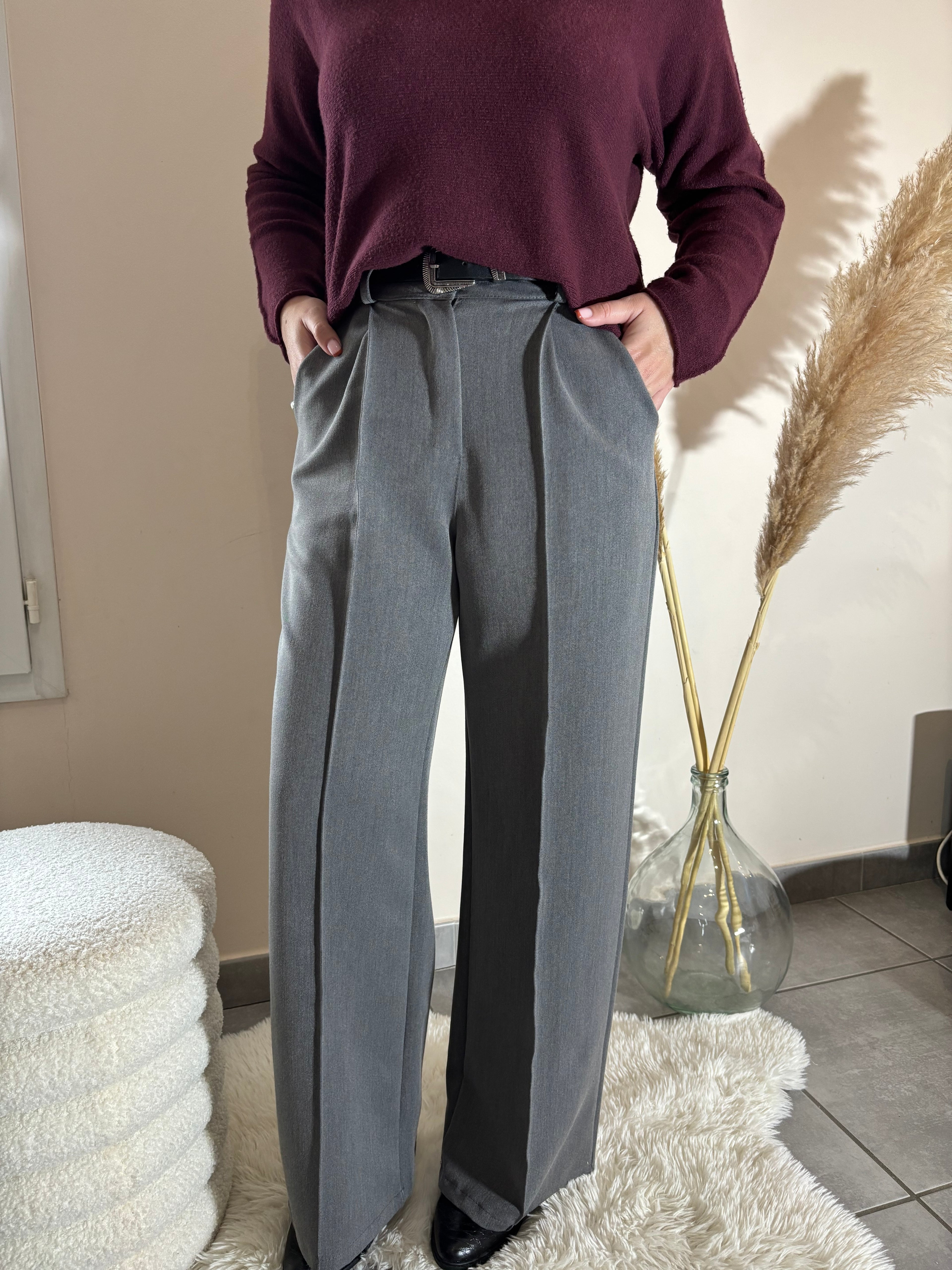 Pantalon Manon gris