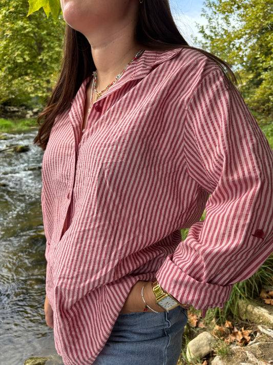Chemise Augustine rose