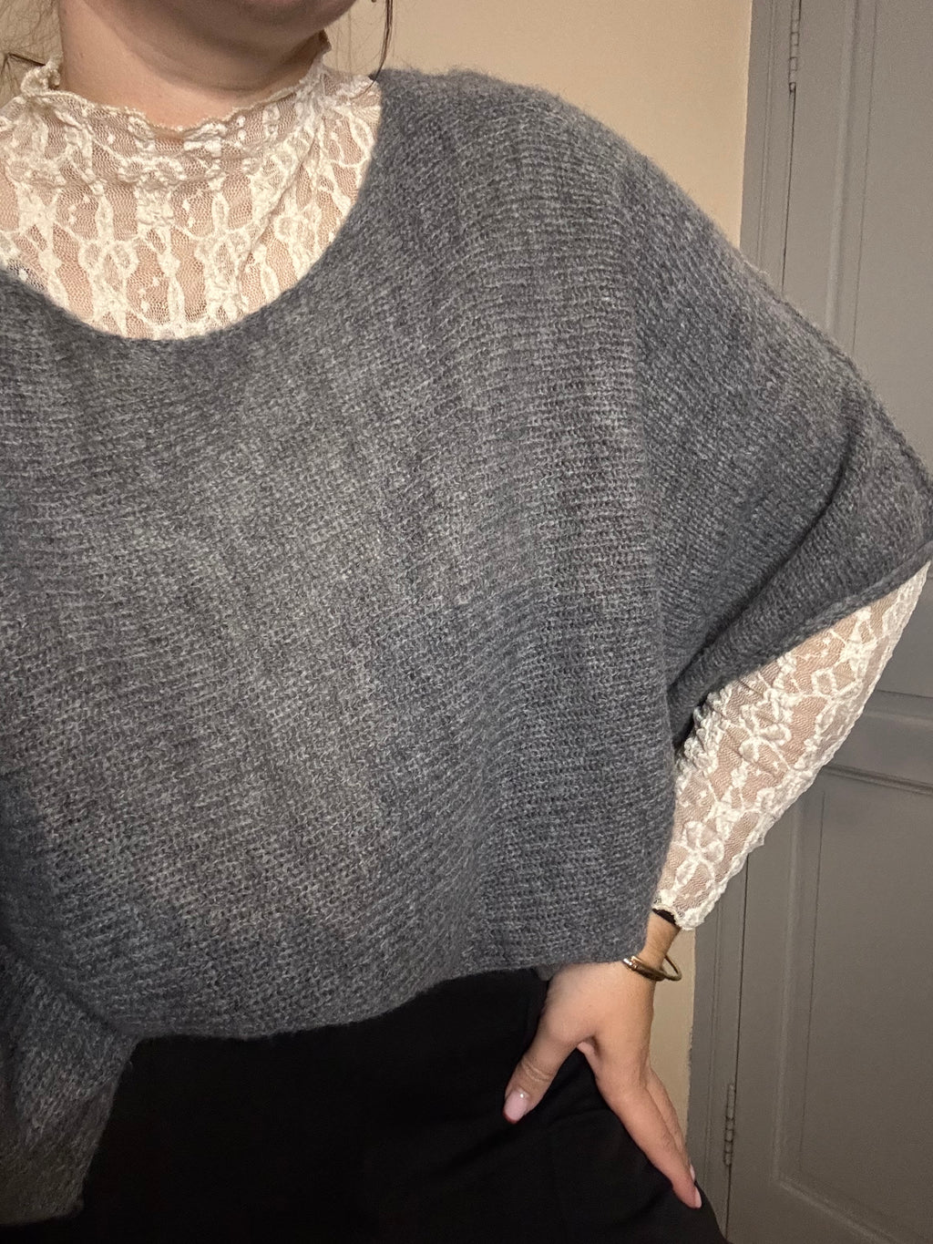 Pull Loren gris