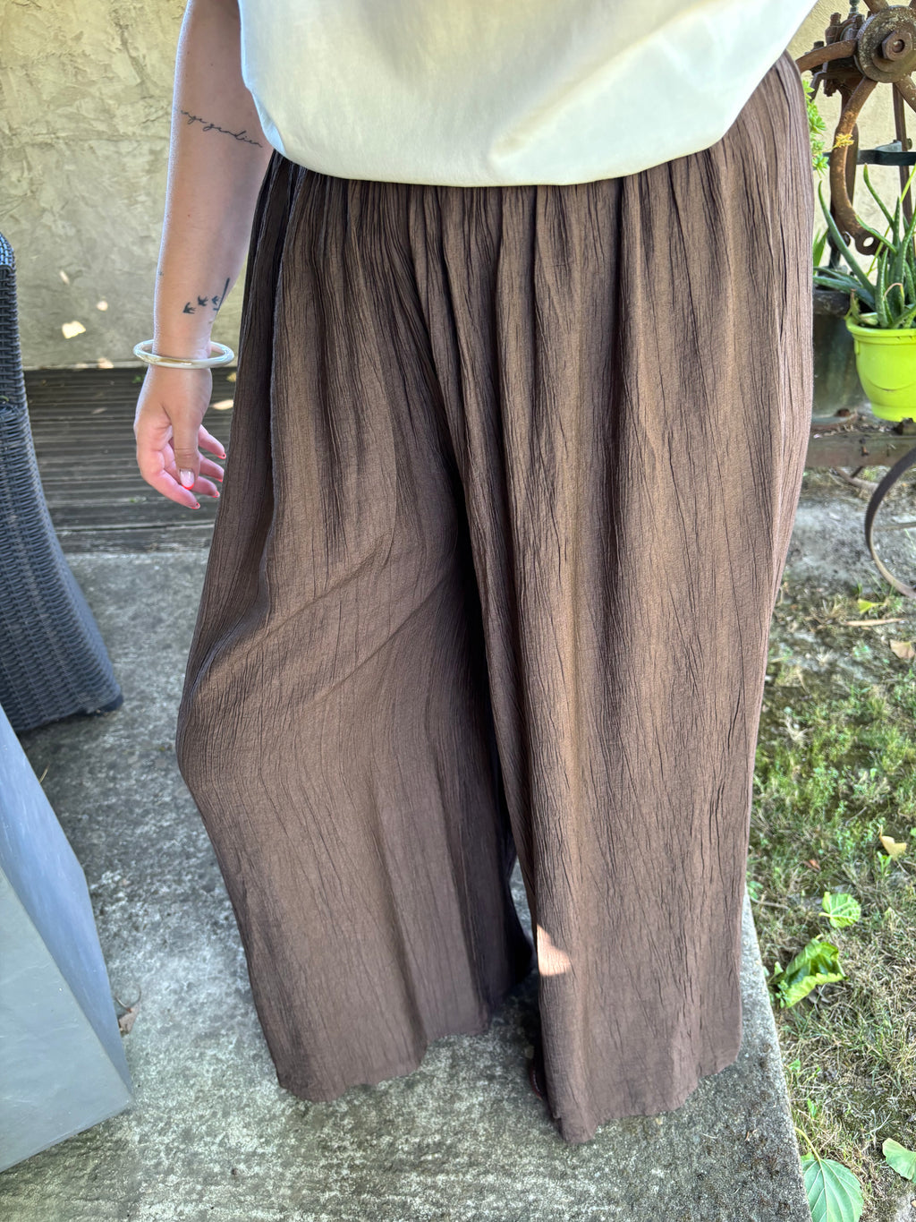 Pantalon Finn marron