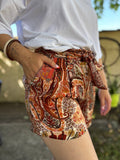 Short Sacha marron