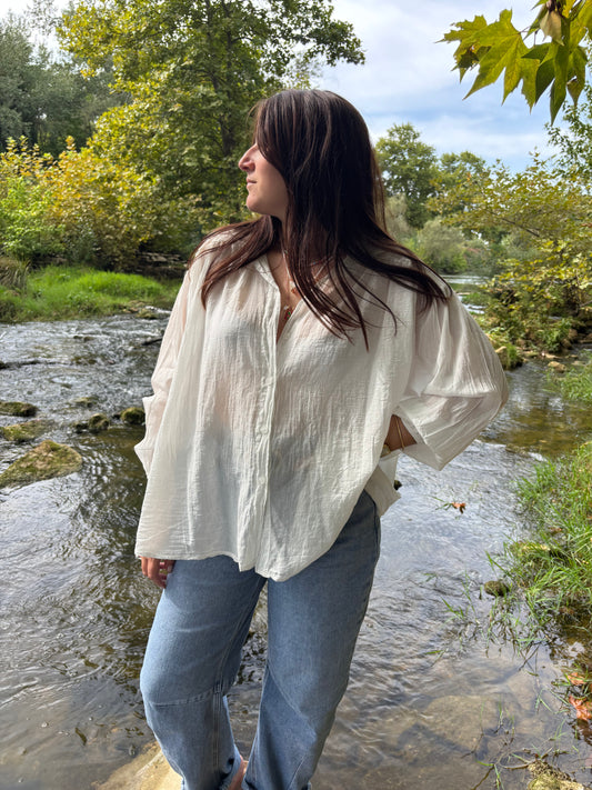 Chemise Papaye blanche
