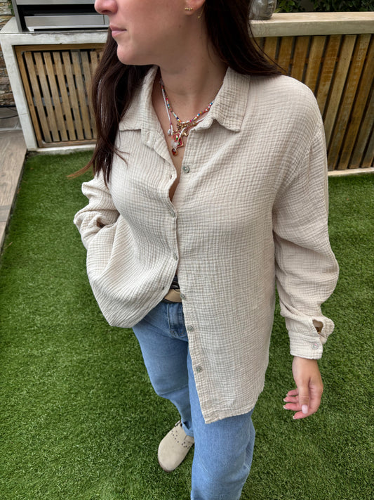 Chemise Lara beige