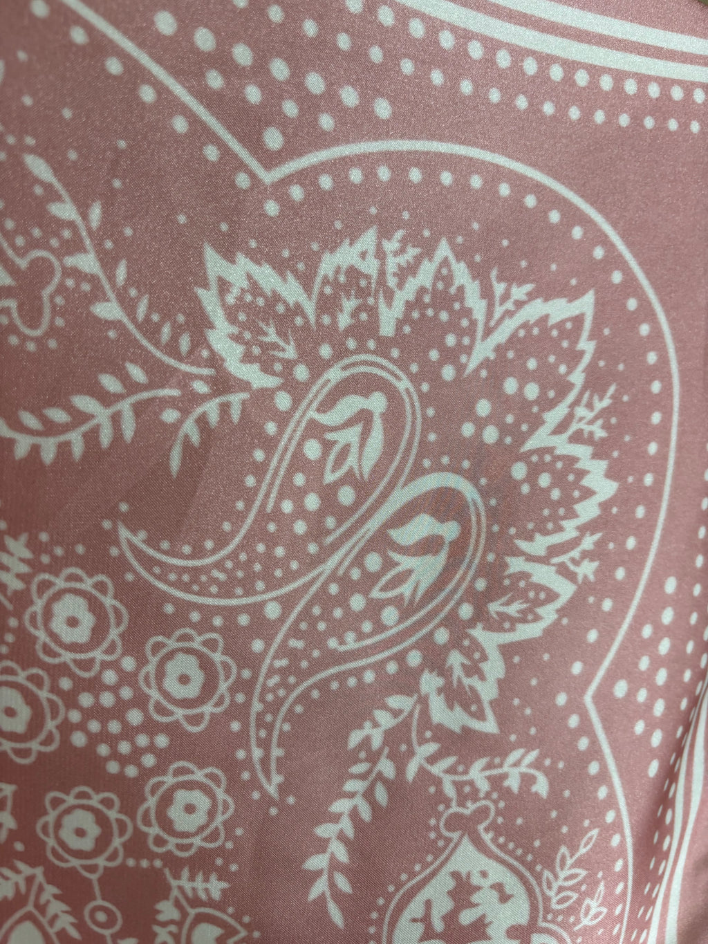 Foulard Milan rose
