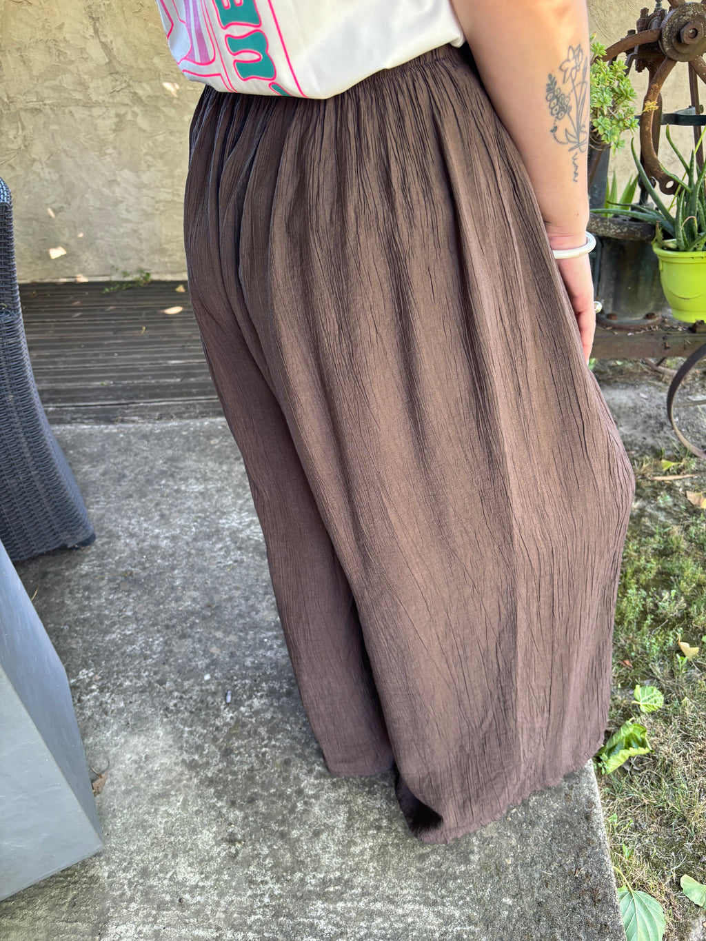 Pantalon Finn marron