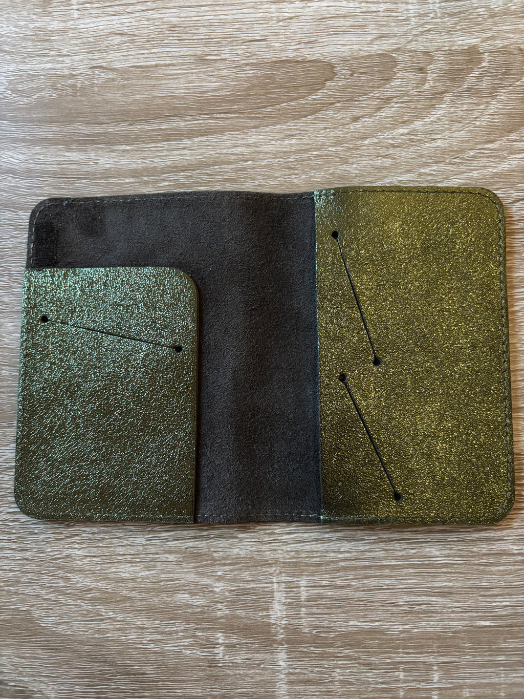 Porte document Mat vert