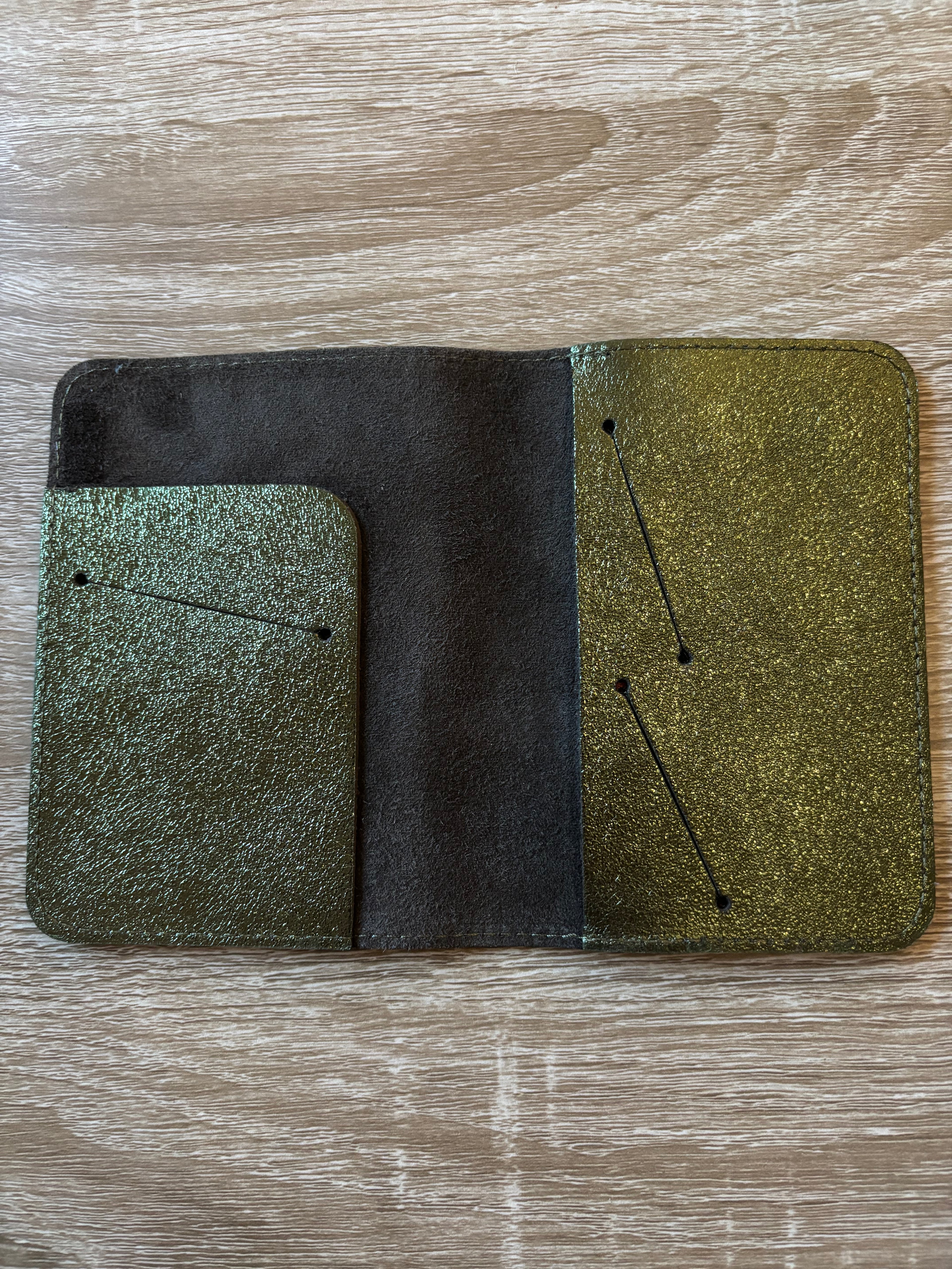 Porte document Mat vert