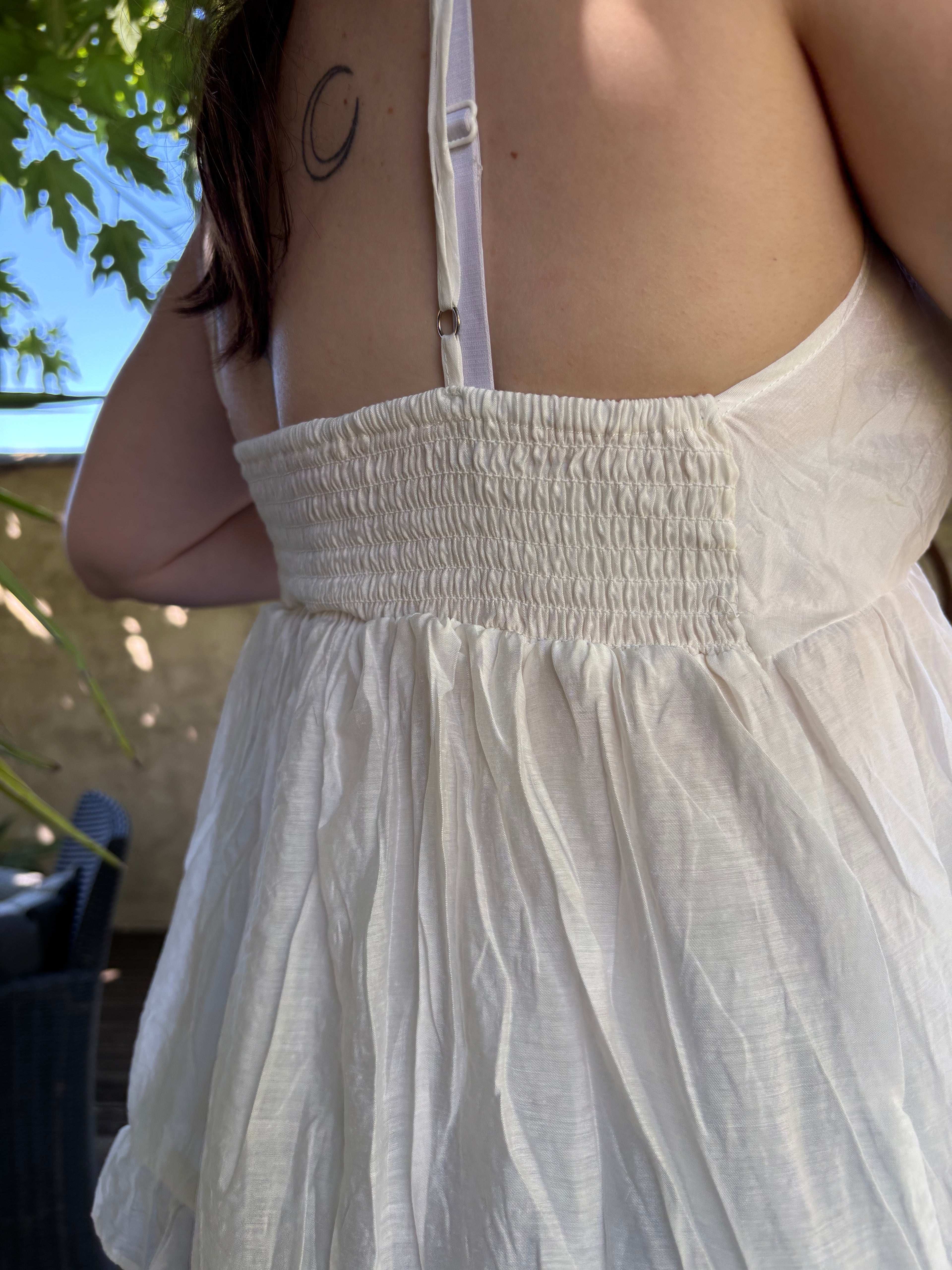 Top Albane blanc