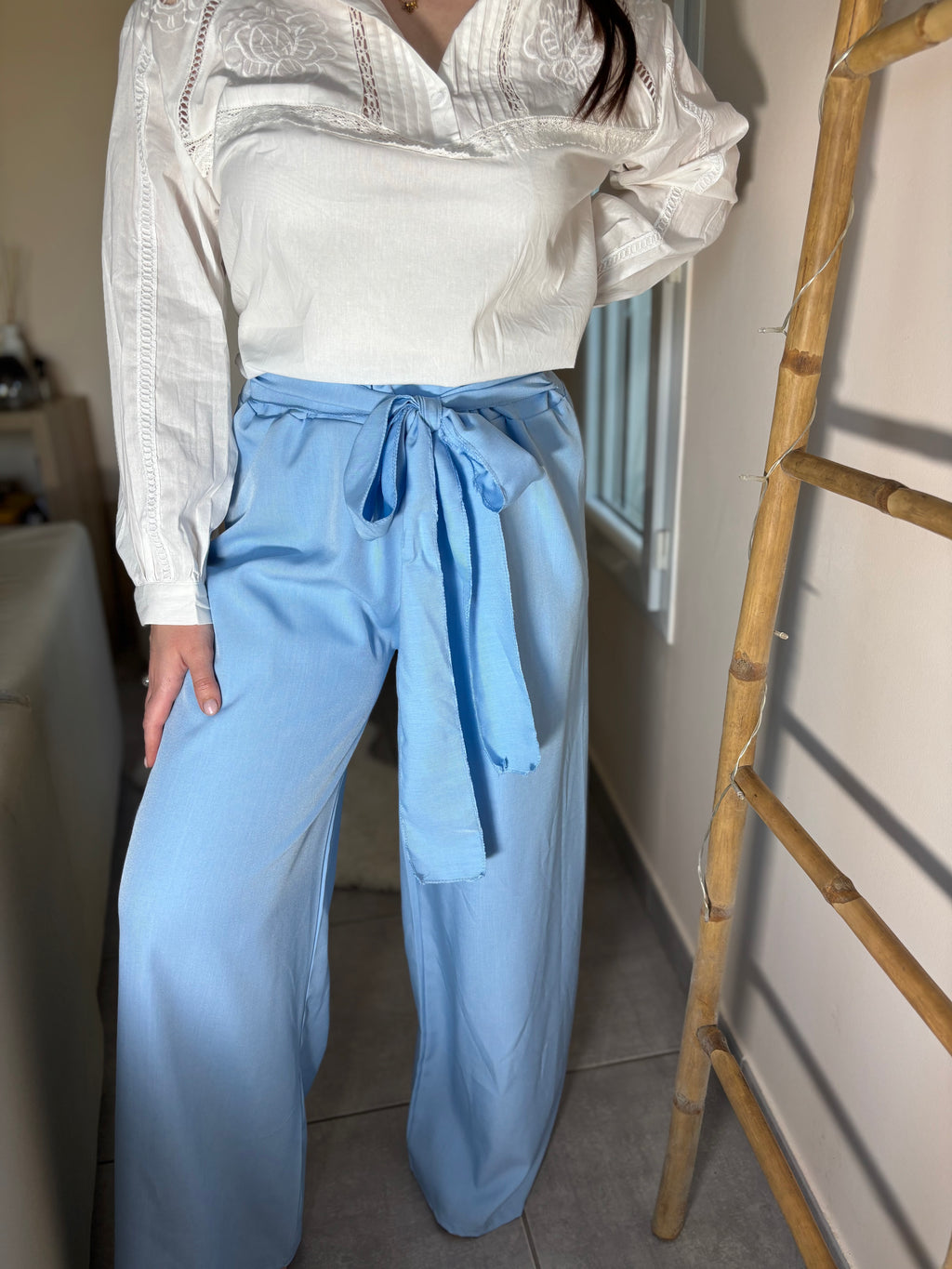 Pantalon Malo bleu clair