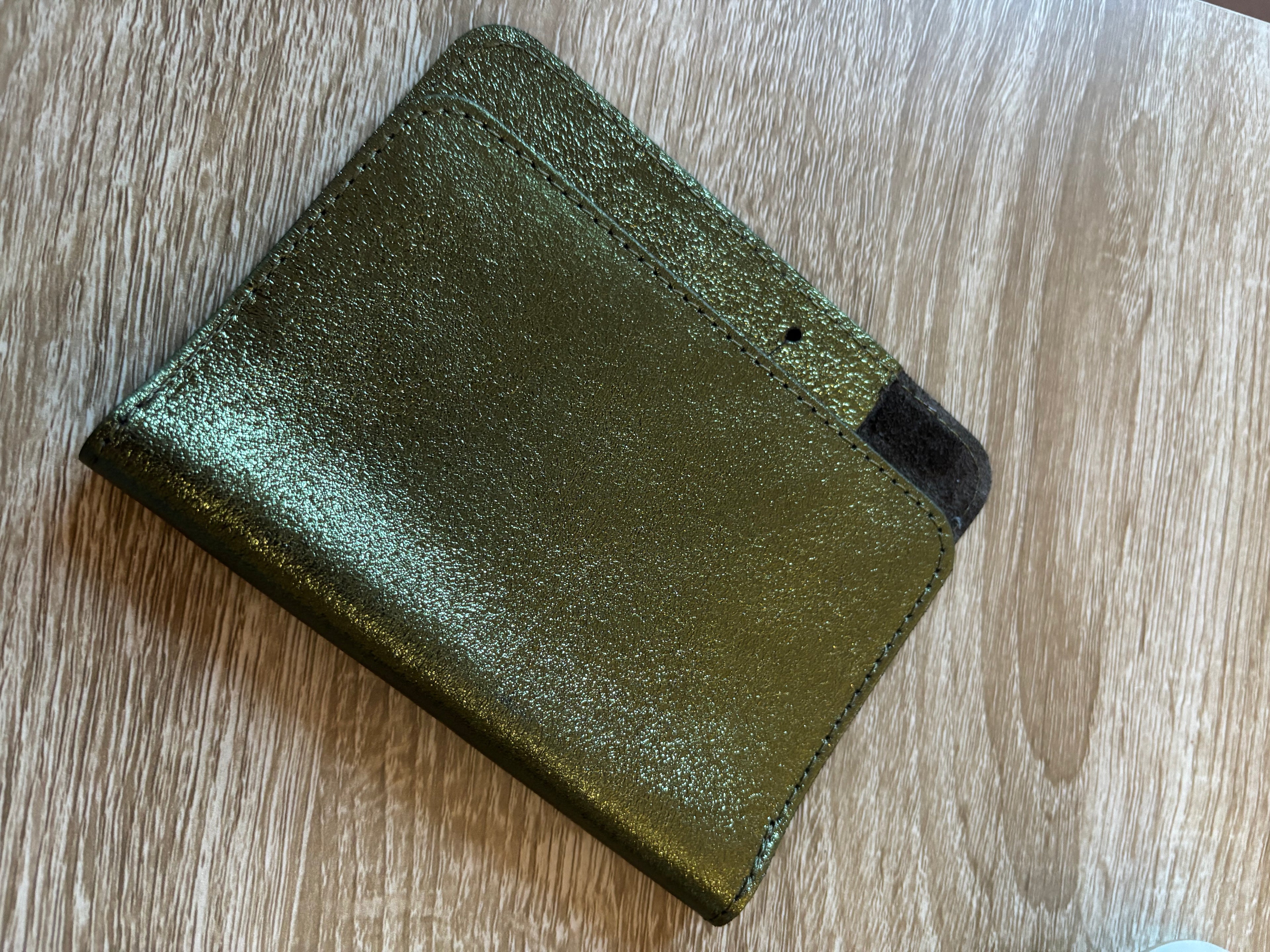 Porte document Mat vert