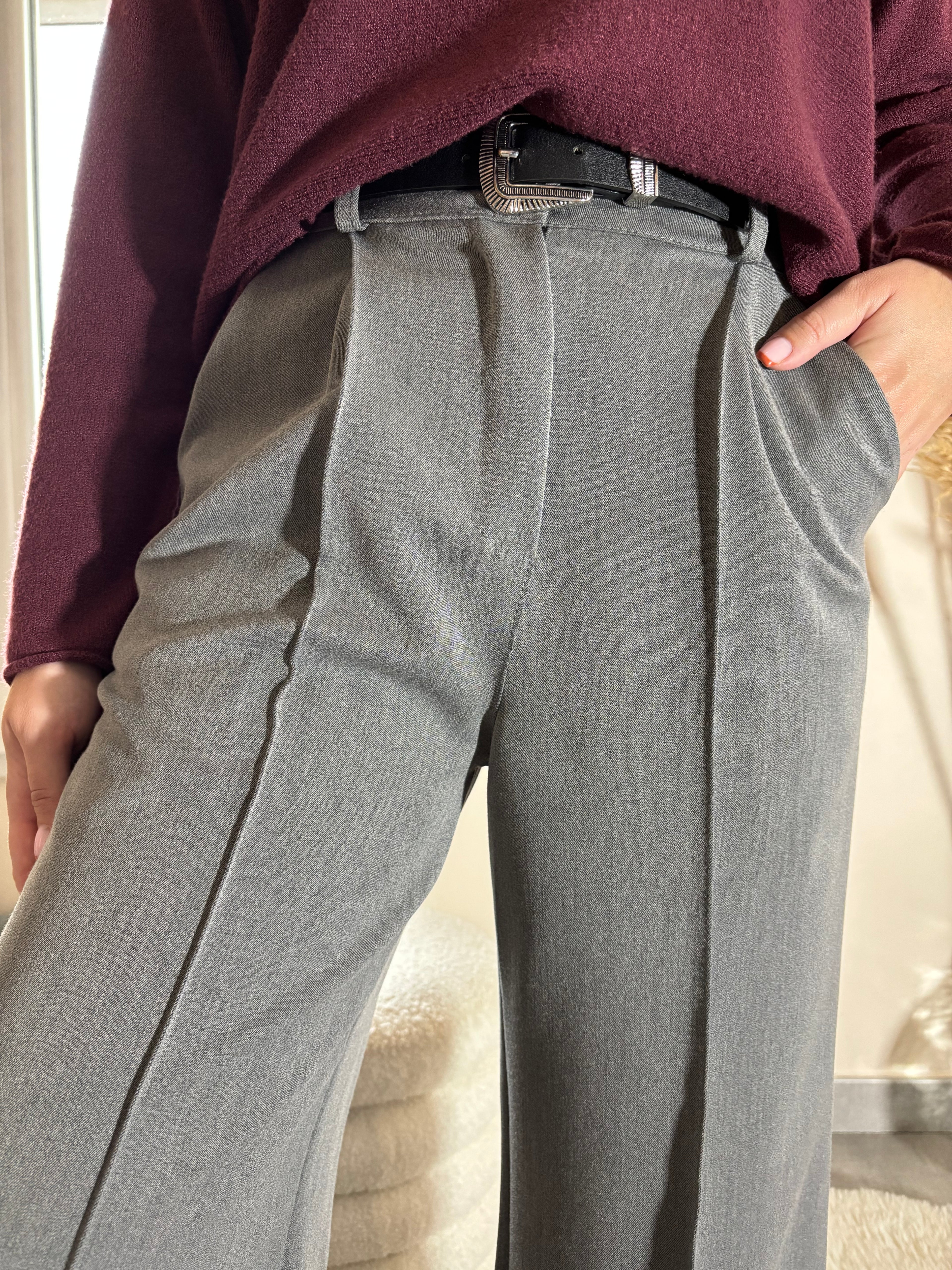 Pantalon Manon gris