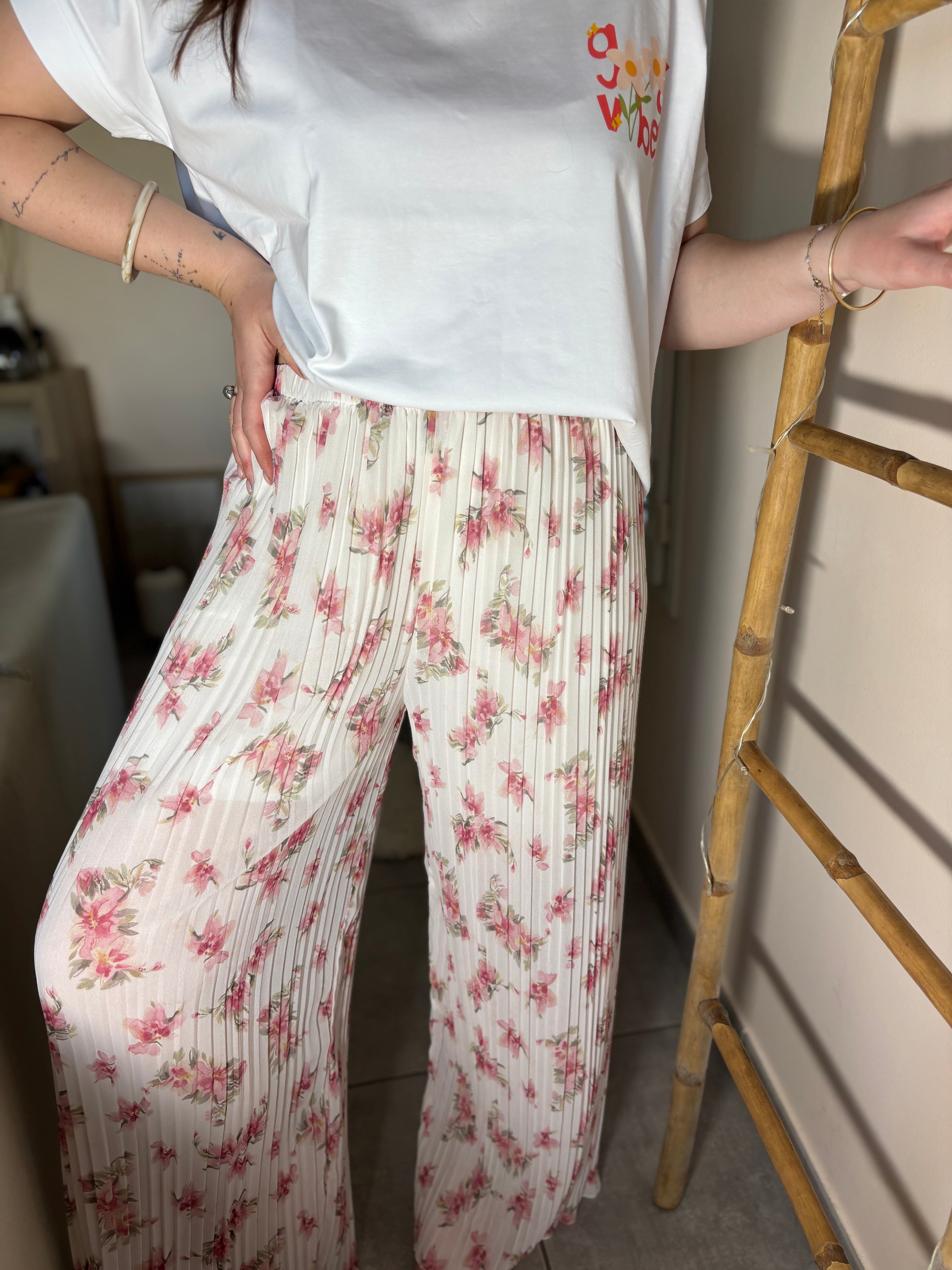 Pantalon Evie écru
