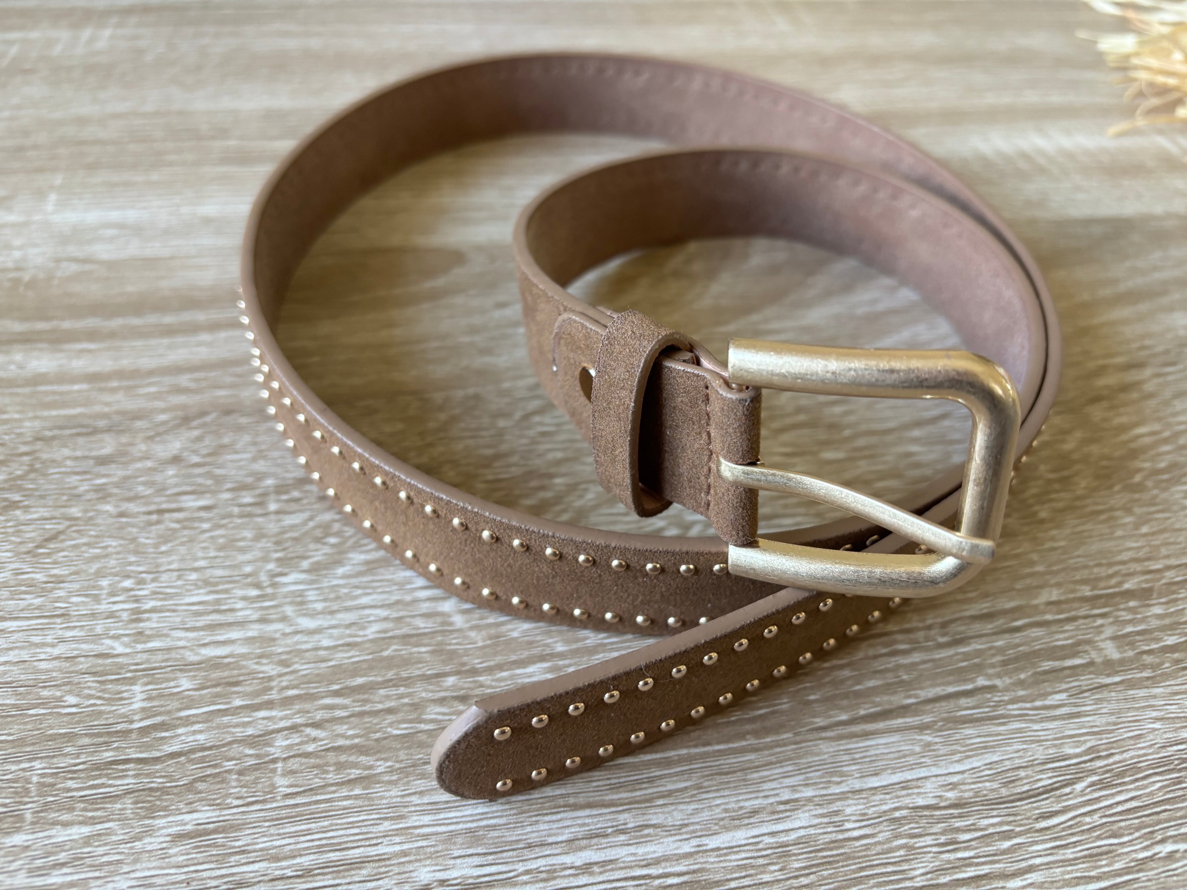 Ceinture Louise camel