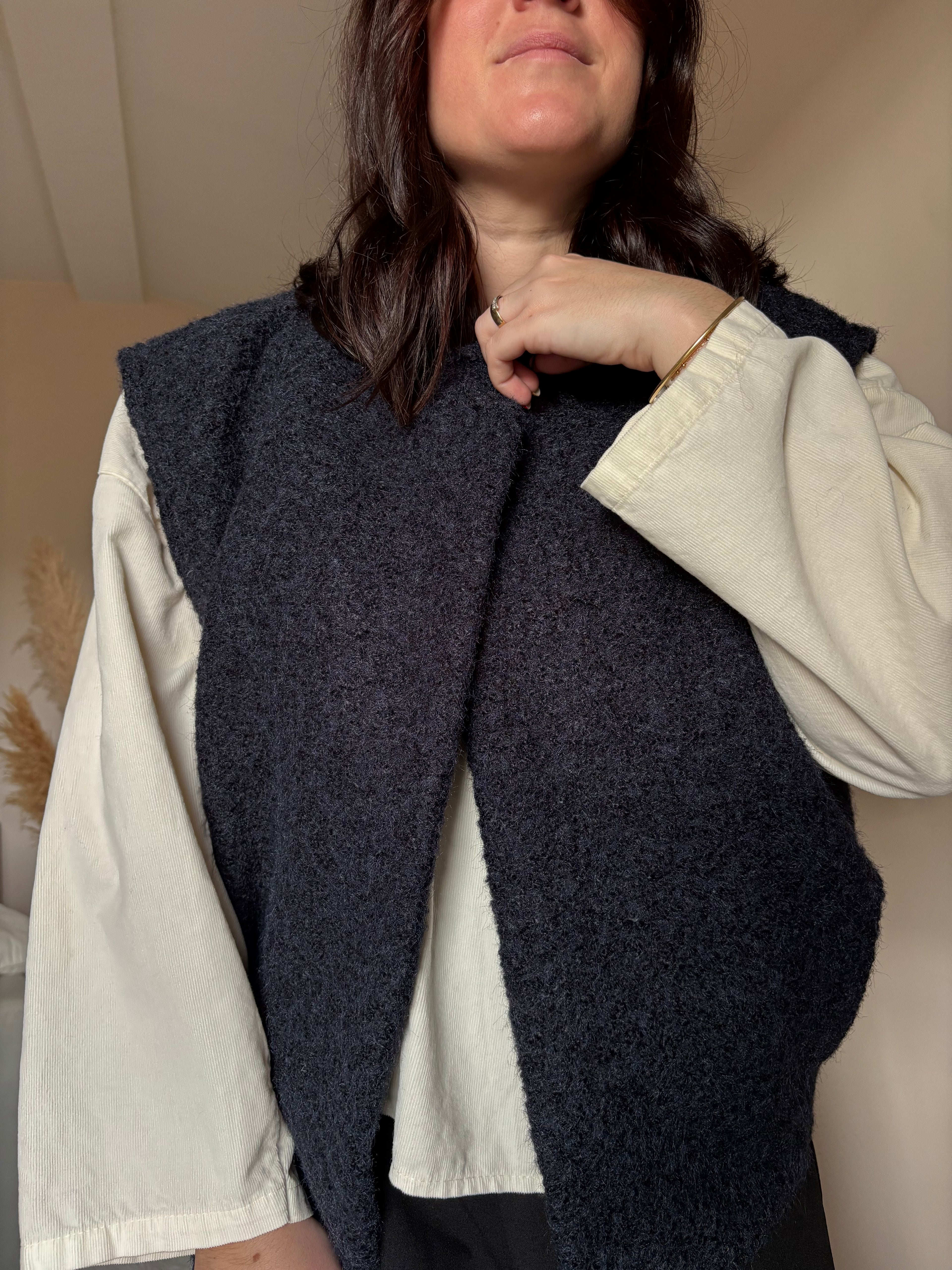 Gilet Sans Manches Amore bleu marine