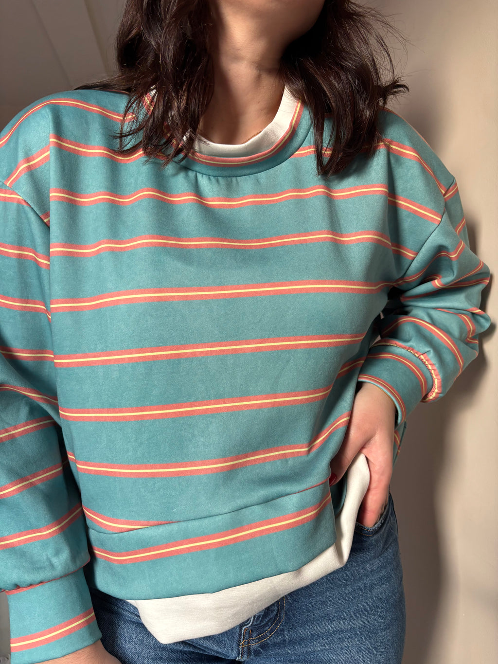 Sweat Solal vert d'eau