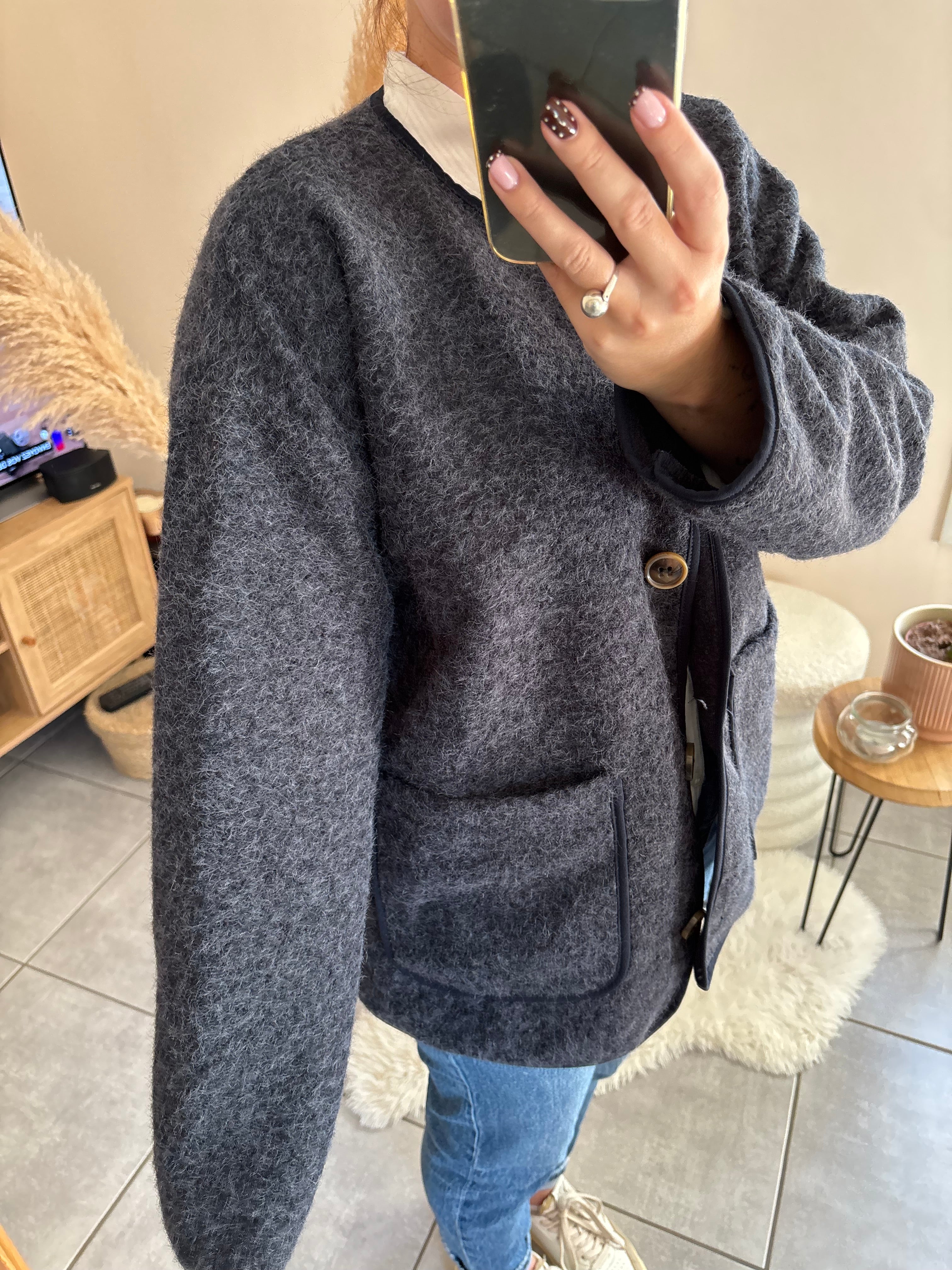 Veste Clara bleu marine