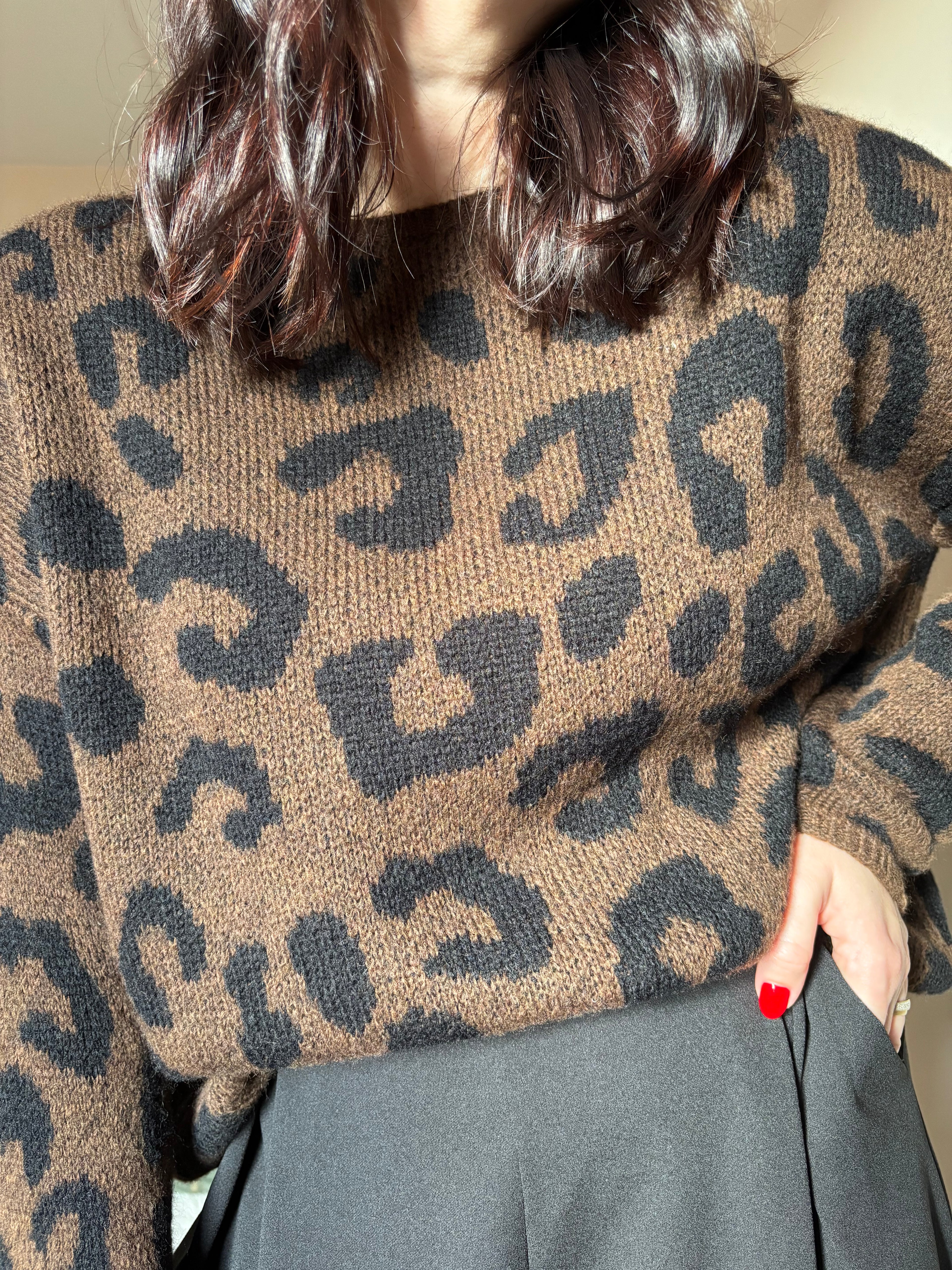 Pull Léonard marron