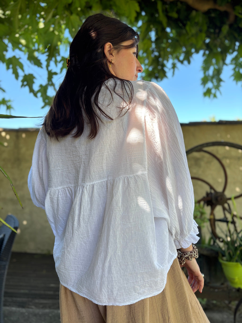 Blouse Aria blanche