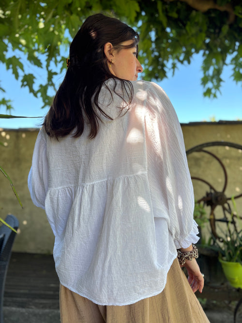 Blouse Aria blanche