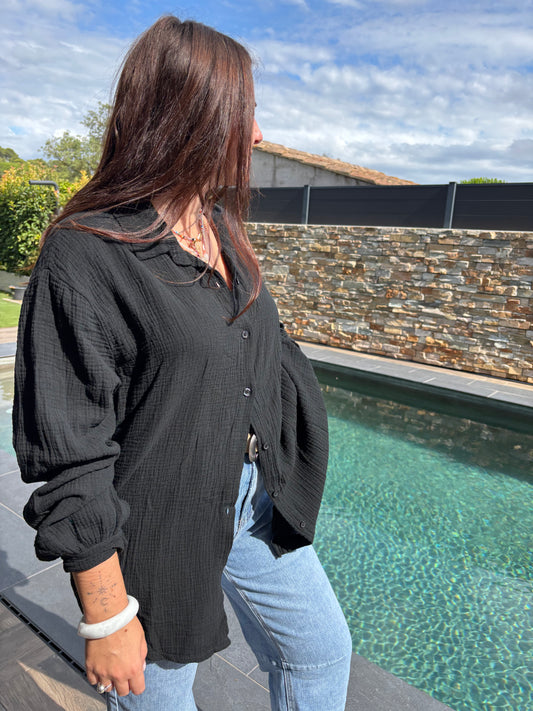 Chemise Lara noire