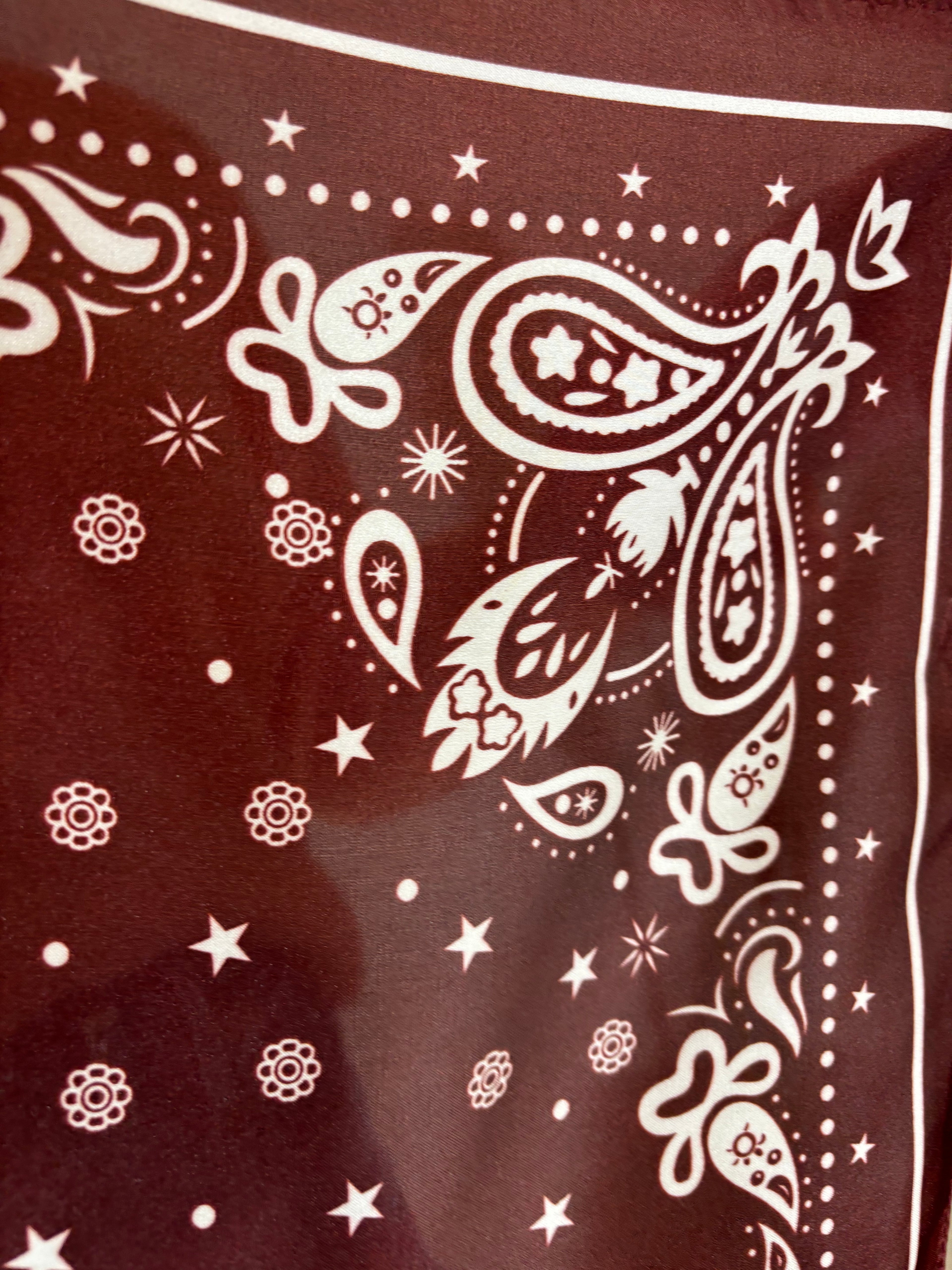 Foulard Jolia bordeaux