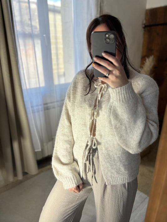 Pull Rosa Beige